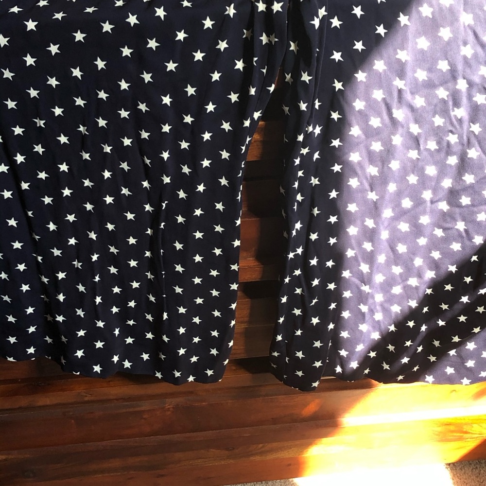 NWOT Tie-back Jumpsuit in Star Print by J. Crew - Picture 7 of 7